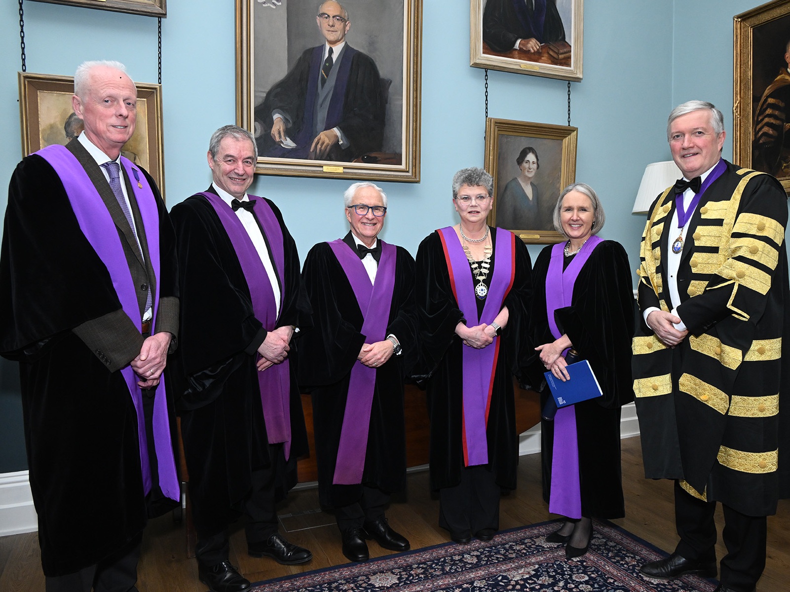 Attendees at a Faculty of Pathology admission ceremony at No. 6 Kildare Street